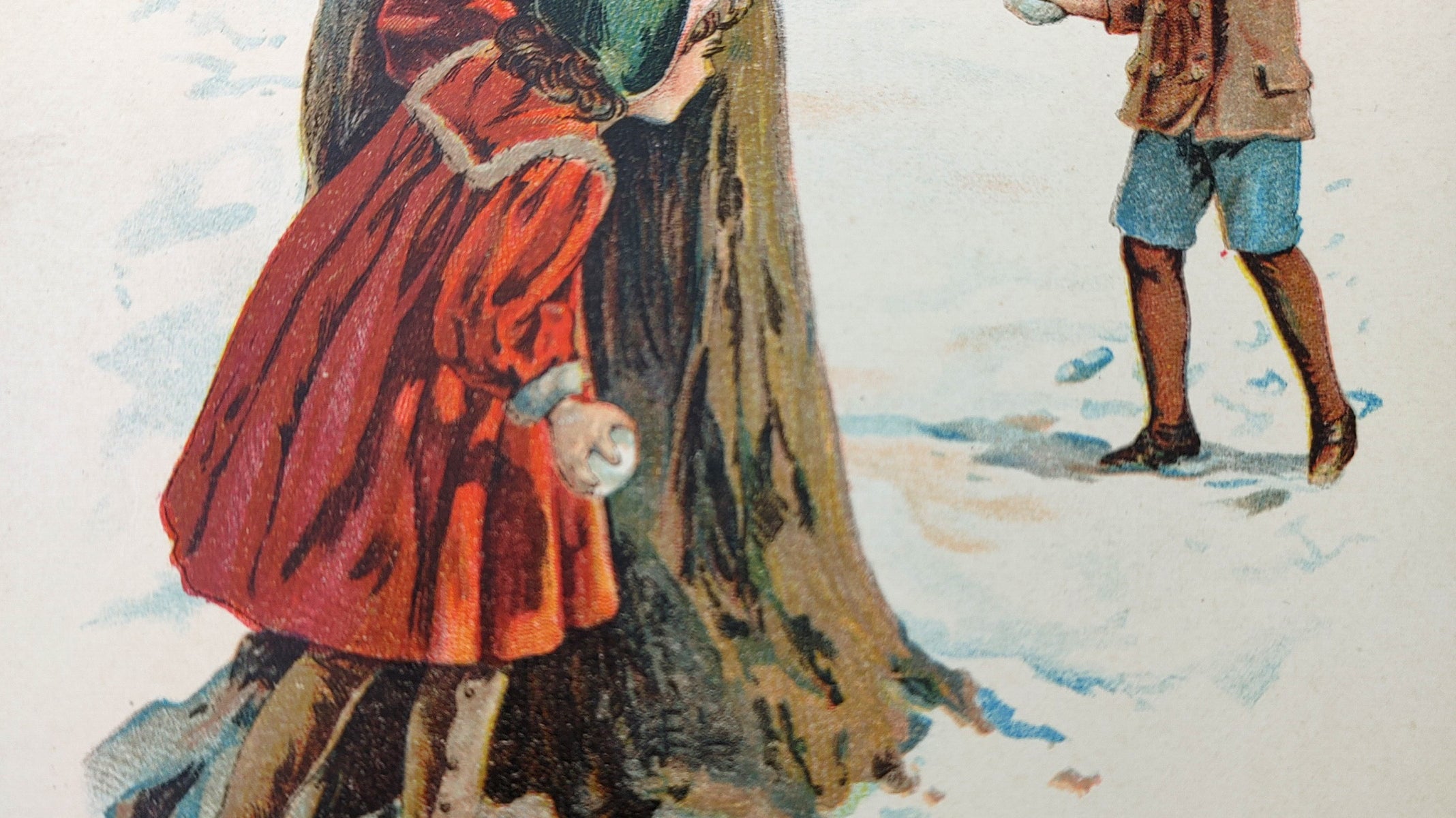 Picture of children playing in the snow