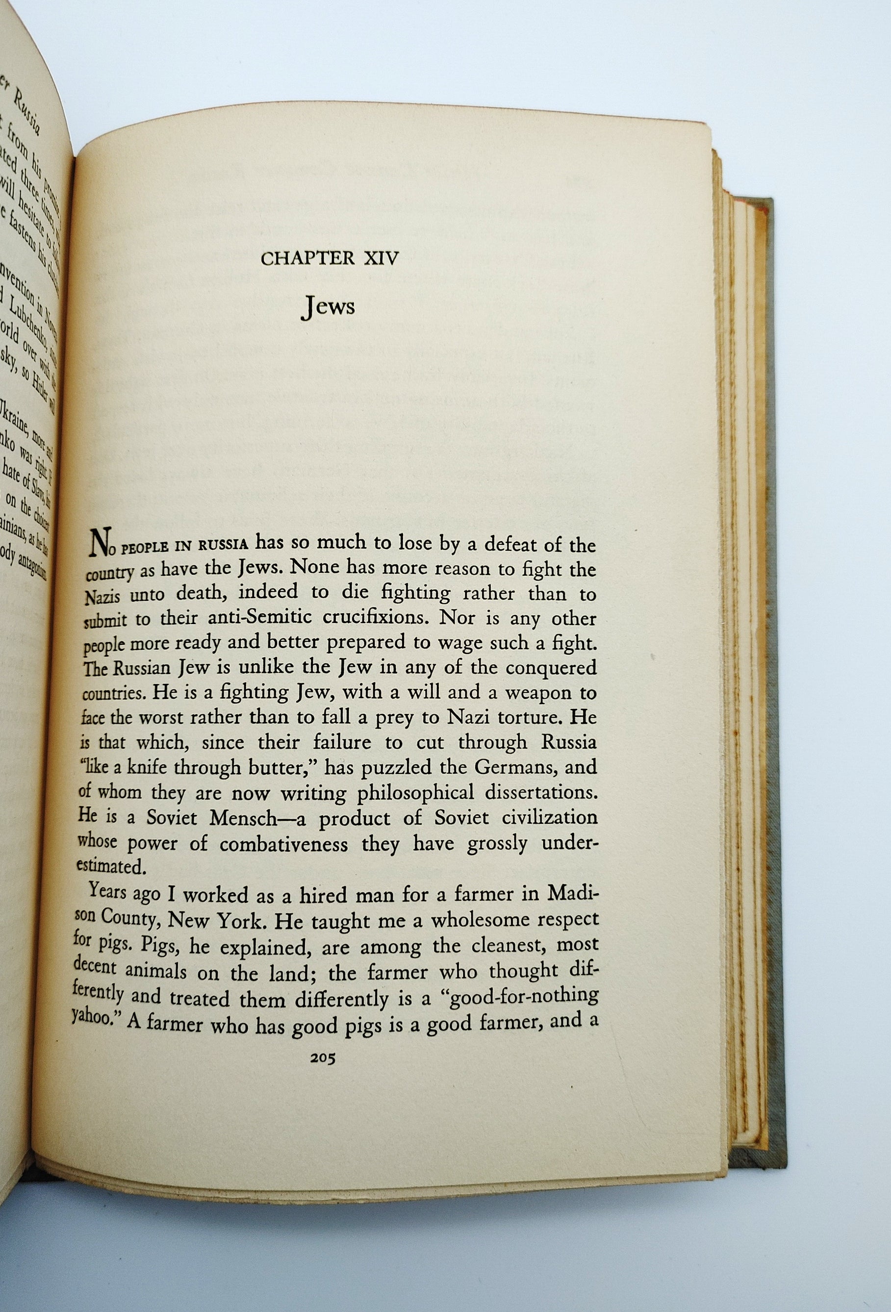 Chapter 14 on Jews from the first edition of Hindus' Hitler Cannot Conquer Russia (1941)