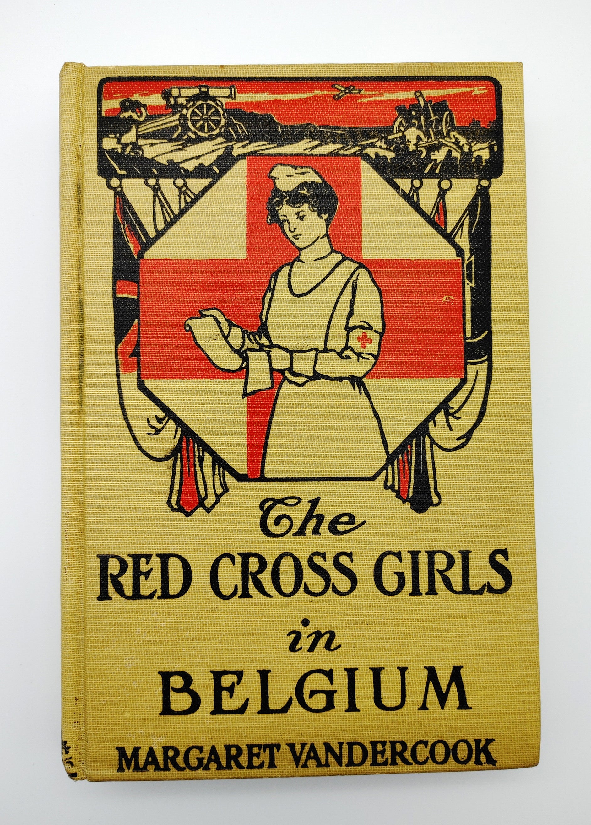 the first edition of Vandercook's The Red Cross Girls in Belgium (1916)