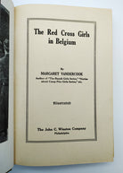 Title page of the first edition of Vandercook's The Red Cross Girls in Belgium (1916)