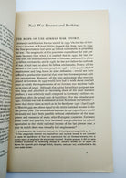 the first edition of Otto Nathan's Nazi War Finance and Banking (1944)