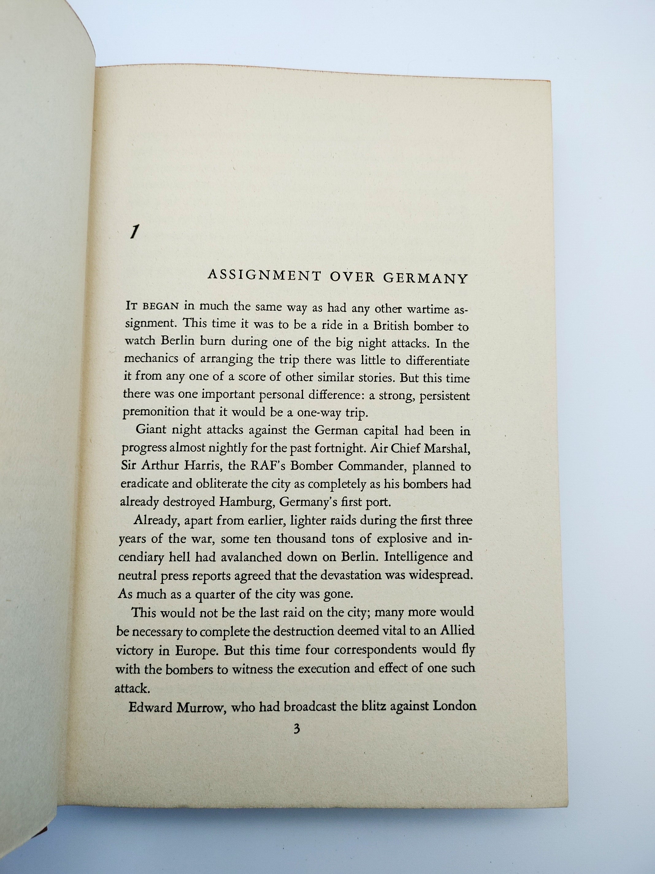 Chapter 1 of the first edition of Bennett's Parachute to Berlin (1945)