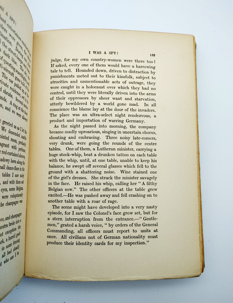 the first edition of McKenna's I Was a Spy! (1933)