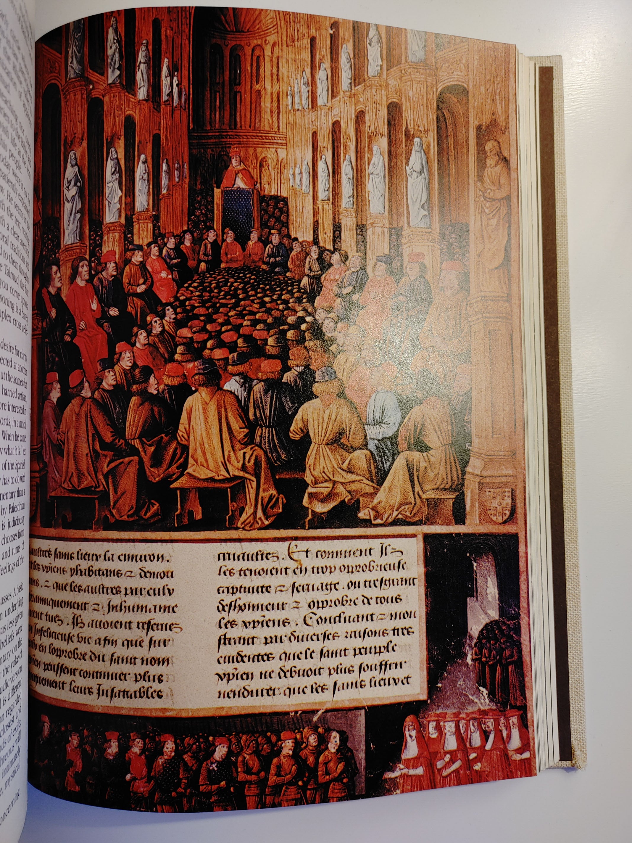 Medieval illustration from first edition of Chaim Potok's History of the Jews (1978)