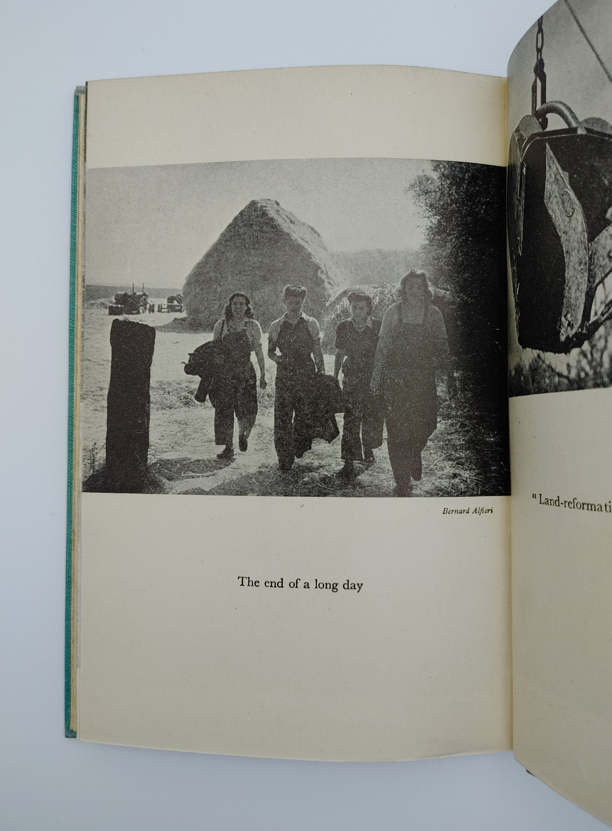 Women walking home from work from the first edition of Sackville-West's The Women's Land Army (1944)