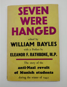 Cover of the first edition of Bayles' Seven Were Hanged (1945)
