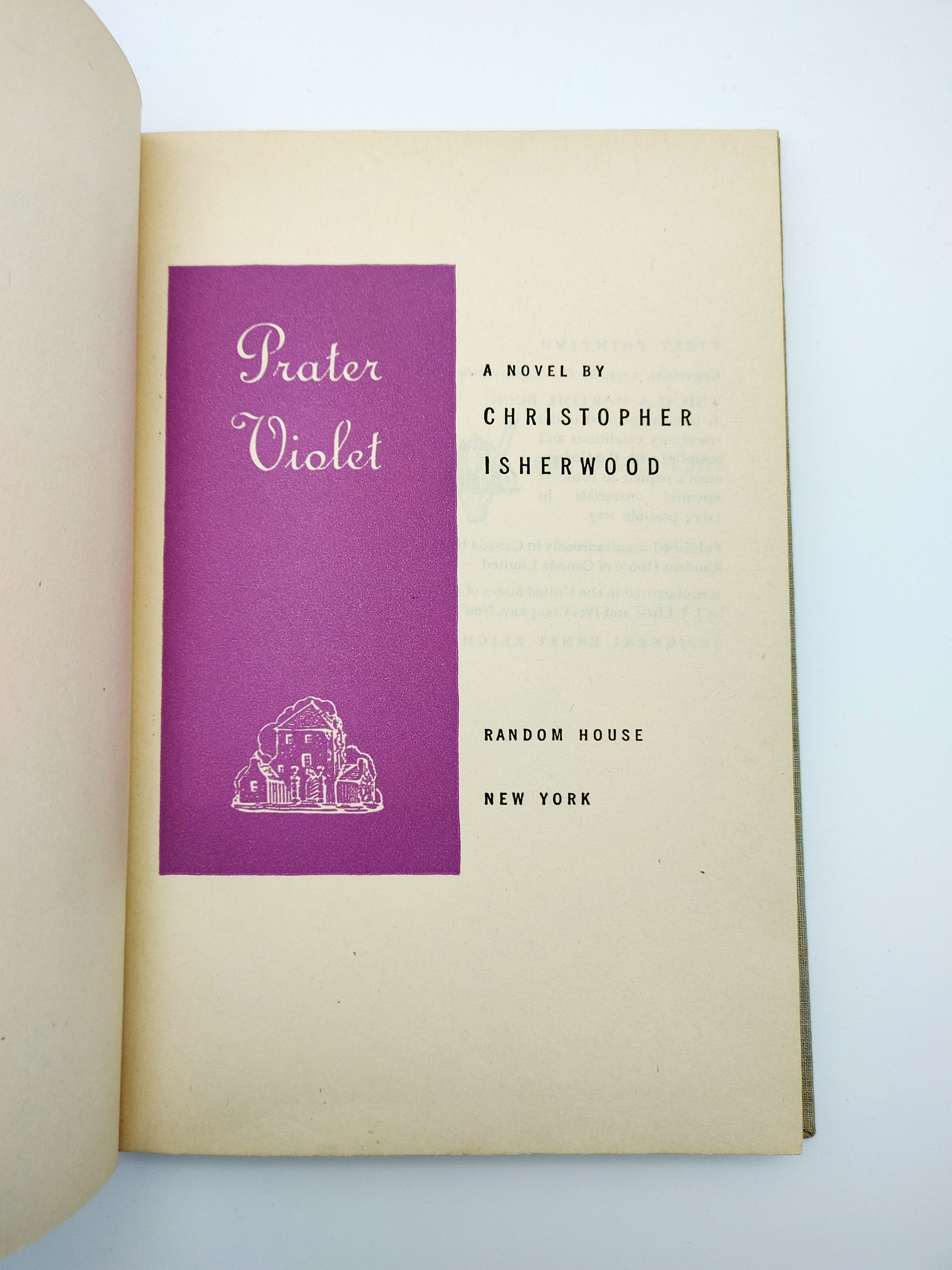 Prater Violet (1945) – Opal Rare Books Prater Violet (1945) – Opal Rare Books