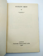 Title page of Cato's Guilty Men, (1940)