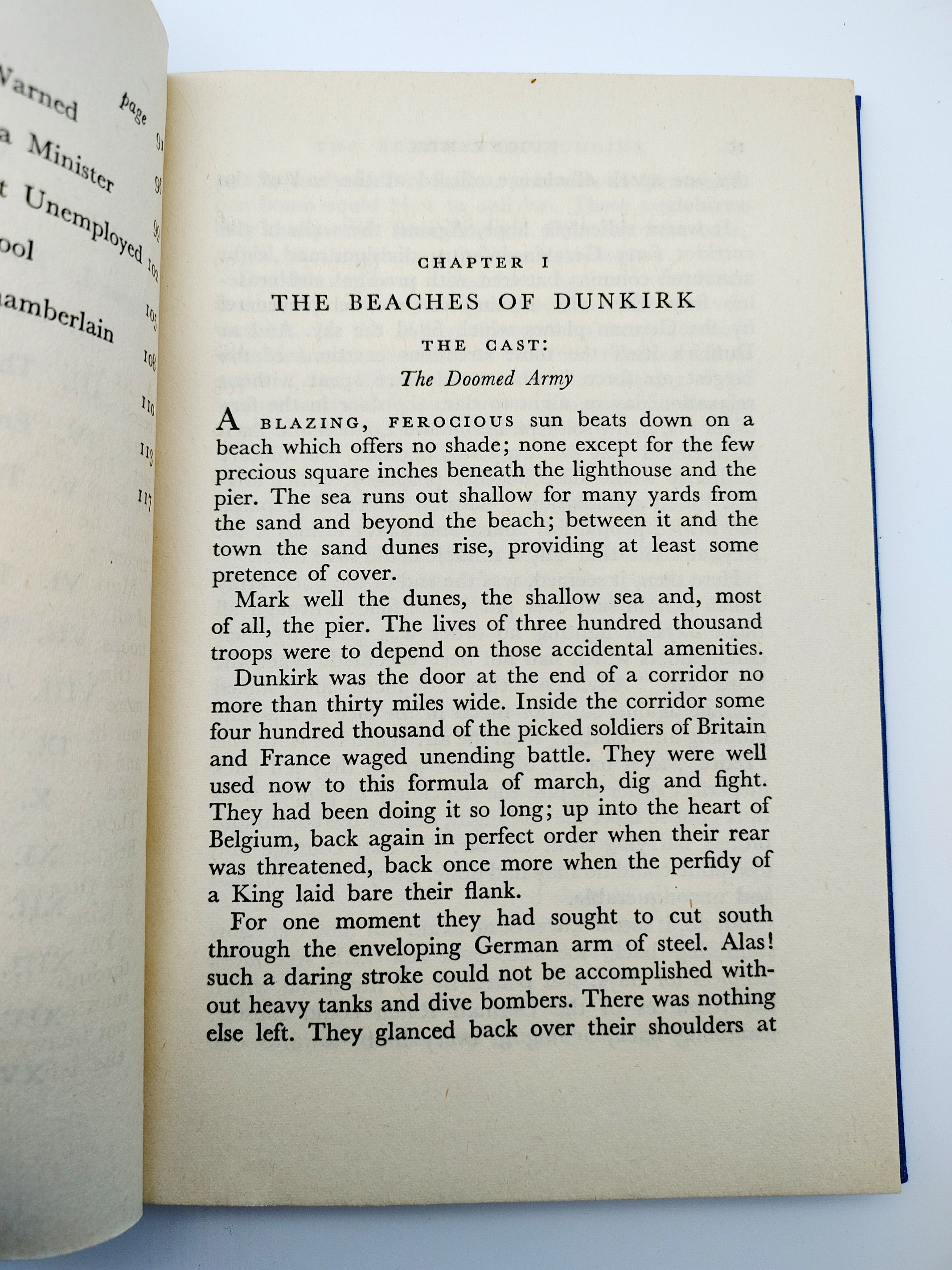 Chapter one about Dunkirk from Cato's Guilty Men, (1940)
