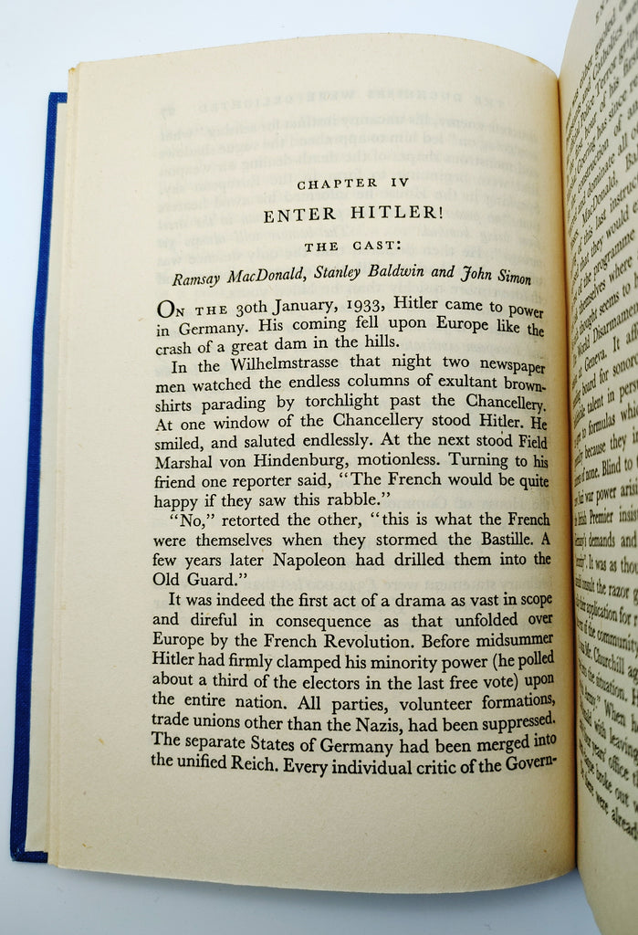 Chapter 4 about Hitler from Cato's Guilty Men, (1940)
