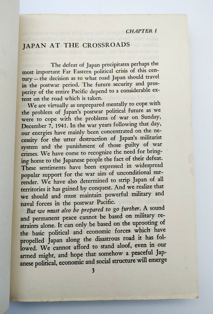 Chapter 1 of Roth's Dilemma in Japan (1945)