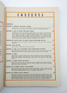 Contents page from The Complete Book of Sewing