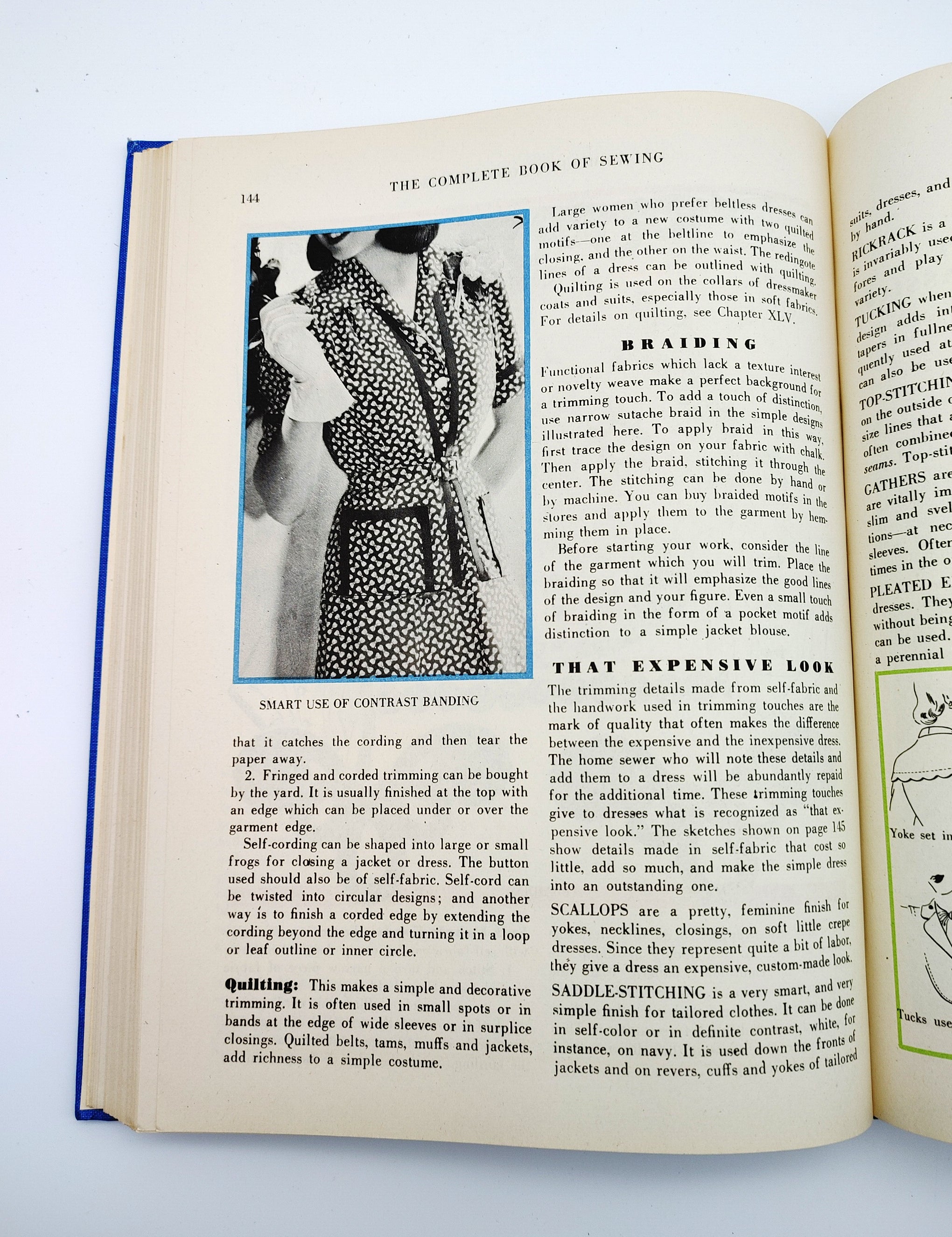 Embellishment details from The Complete Book of Sewing