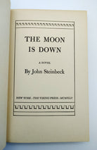 Title page of the first edition of Steinbeck's The Moon Is Down (1942)