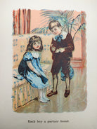 Illustration of two Edwardian children from the first edition of Holiday Stories (1907)