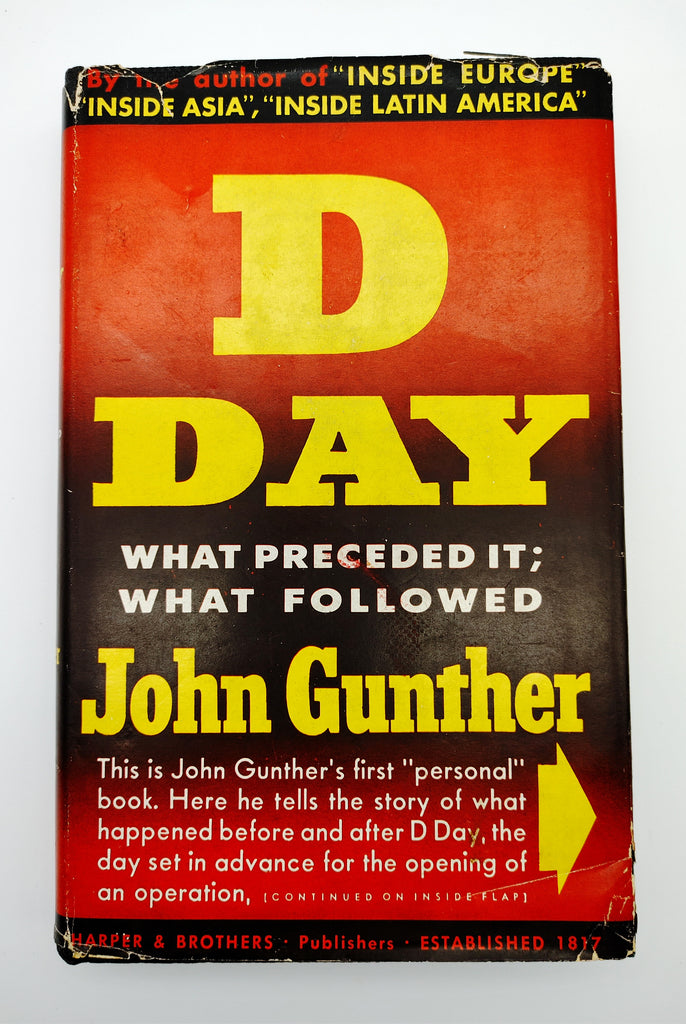 first edition of Gunther's D Day (1944)