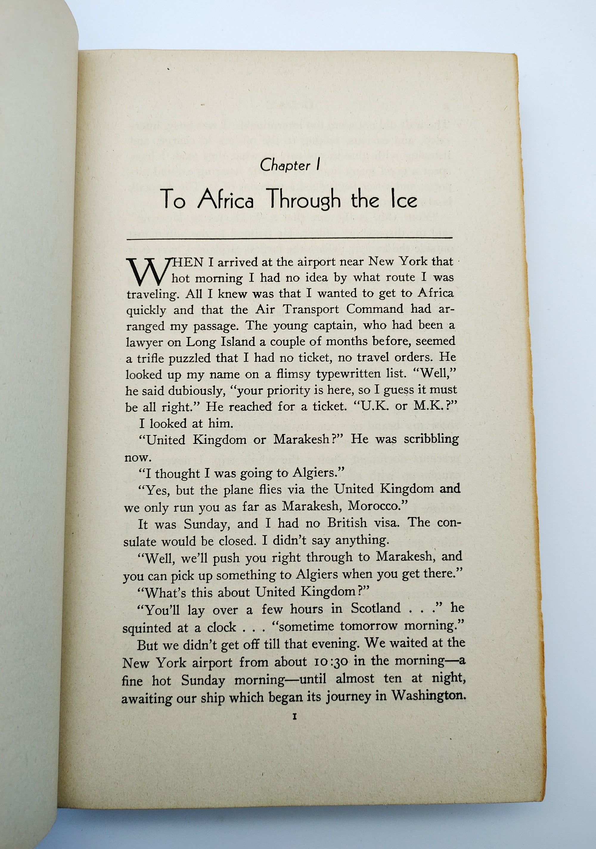 Chapter 1 of first edition of Gunther's D Day (1944)