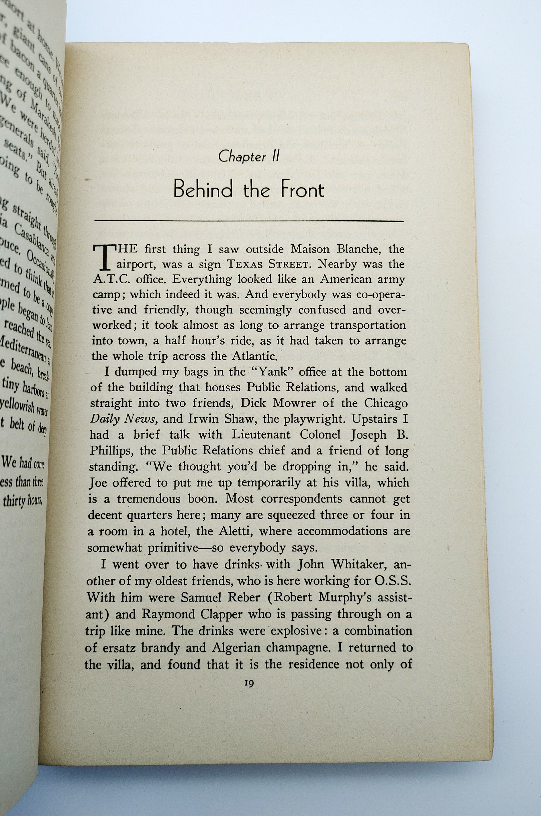 Chapter 2 of first edition of Gunther's D Day (1944)