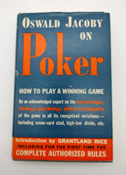 First edition of Oswald Jacoby on Poker (1940)