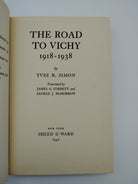 Title page from the first edition of Yves Simon's Road to Vichy (1942)