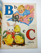 Page with B (baby) and C (chick) of Florence Salter's ABC