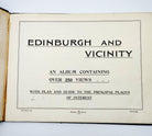 Title page of Edinburgh and Vicinity, an album from circa 1900