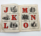 Alphabet pages (J through O) of The Little ABC Book (1884)