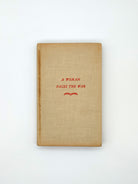 Rare first edition of the book, A Woman Faces the War (1940), without dust jacket on