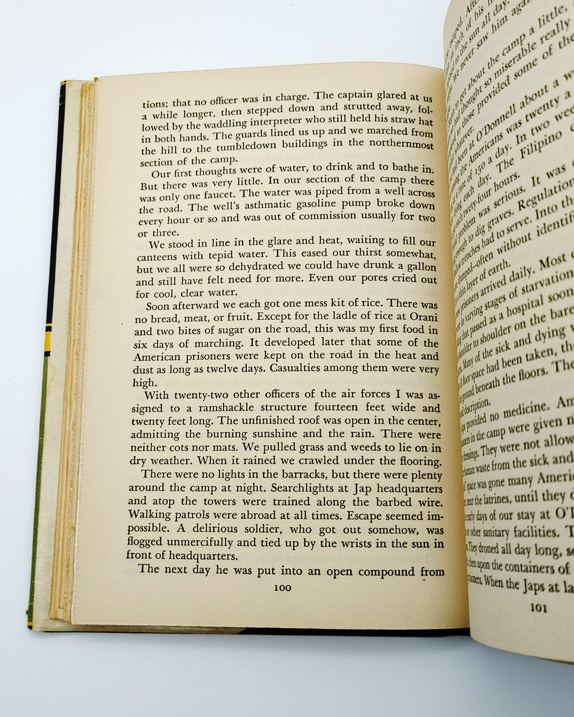 Text page about Japanese torture of POWs from The Dyess Story (1942)