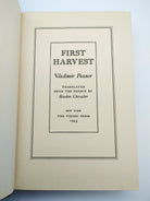 Title page of first edition of Vladimir Pozner's First Harvest (1943)