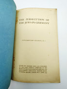 Title page of Leonard Stein's The Persecution of the Jews in Germany: Supplementary Bulletin No. 2 (1933)