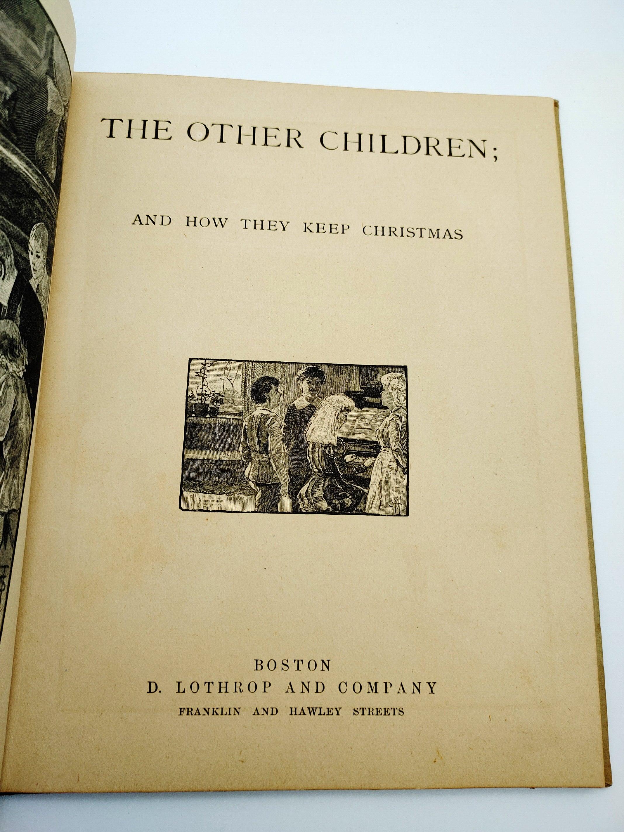 Title page of The Other Children; And How They Keep Christmas (1885)