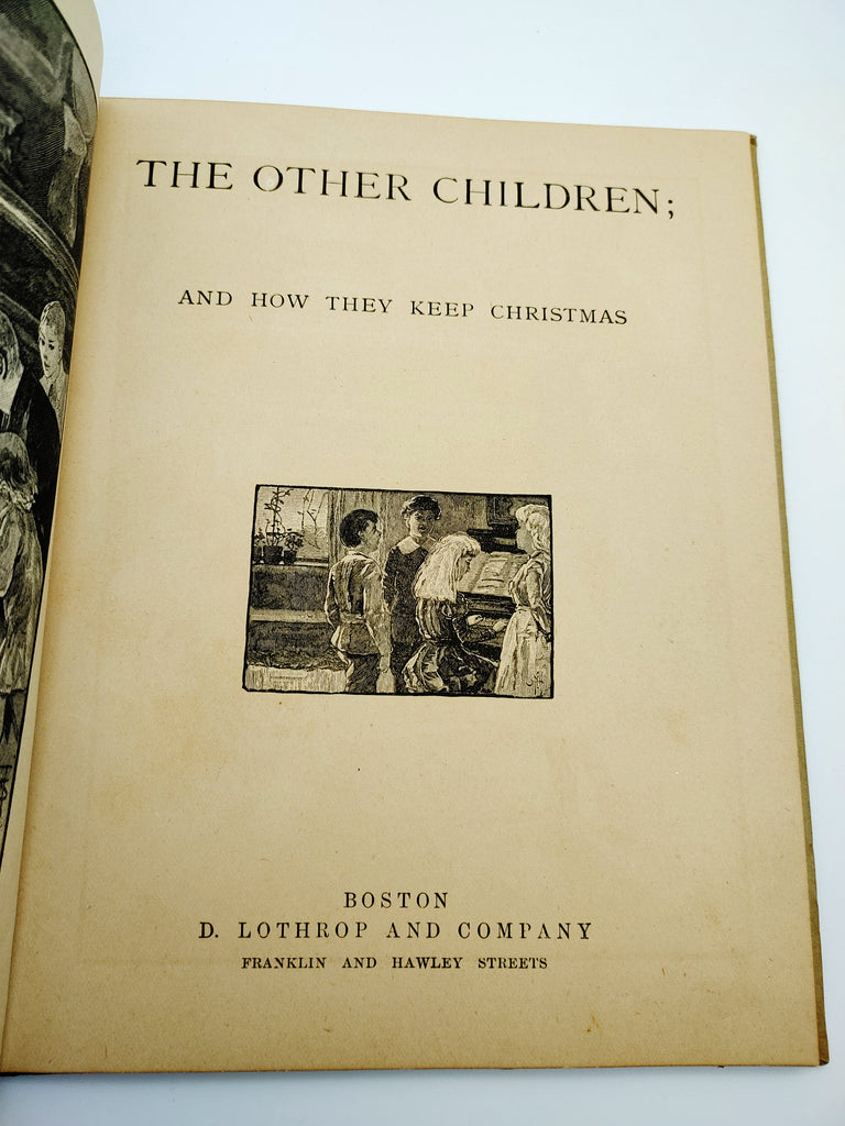 Title page of The Other Children; And How They Keep Christmas (1885)
