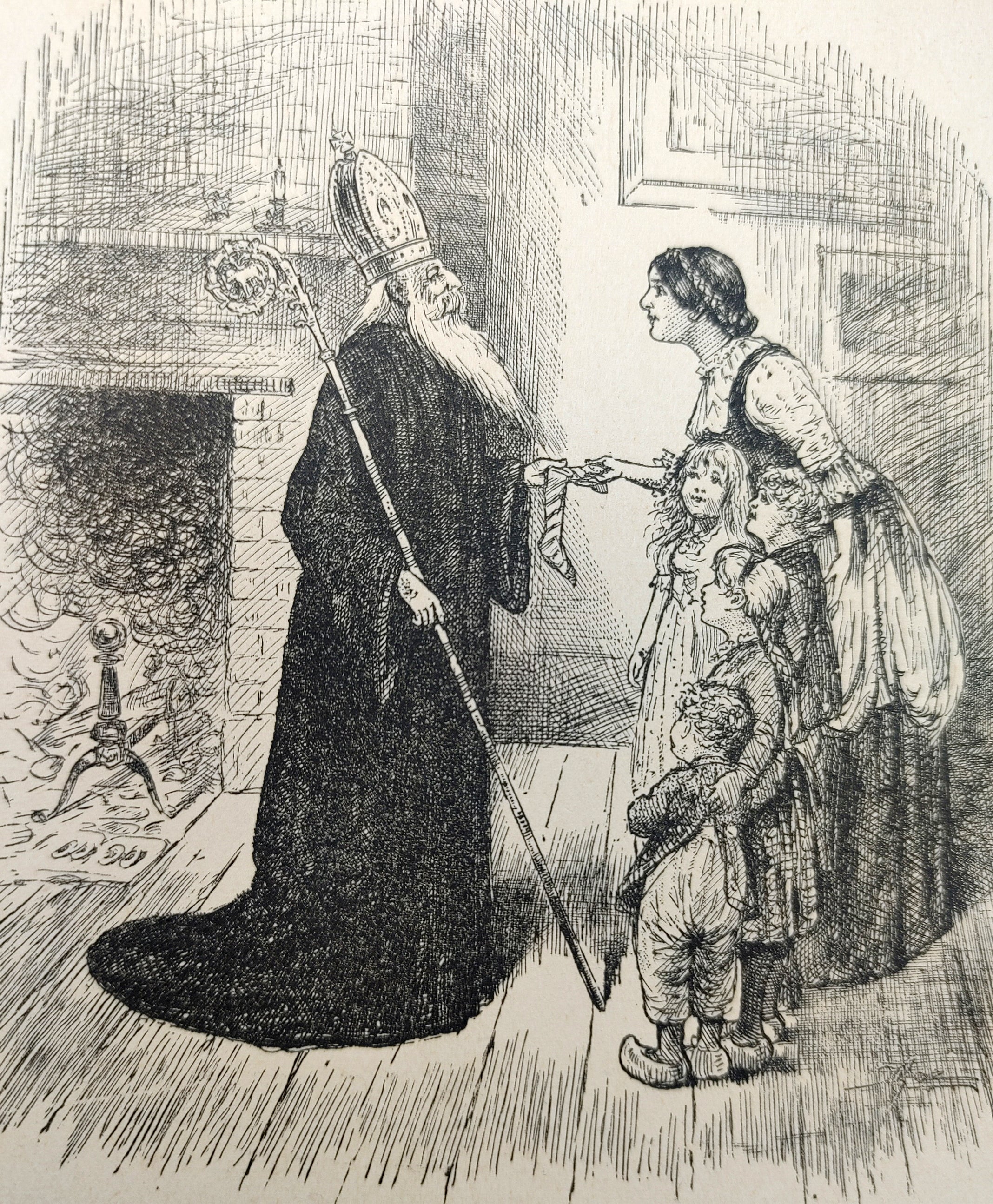 Illustration of a bishop from The Other Children; And How They Keep Christmas (1885)